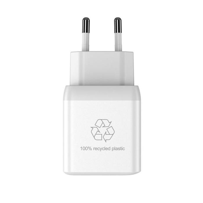 UTGATT1 - Upström Cirkulär - 35W Dual USB-C GaN Ström Väggladdare