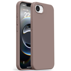 A-One Brand - iPhone 16e Mobilskal Ultra Thin Silikon - Chestnut Brun