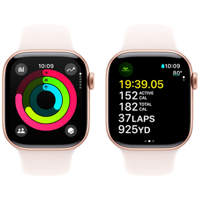 Apple - Apple Watch Series 10 42mm GPS + Cellular (RoseGuld Aluminium)