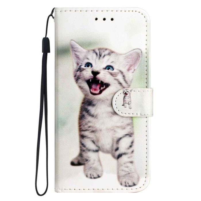 OEM - Samsung Galaxy A57 Plånboksfodral Konstläder Tryckt Mönster - Katt