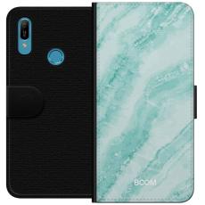 Gustaf - Pl&aring;nboksfodral till Huawei Y6 (2019) med Mint Marble