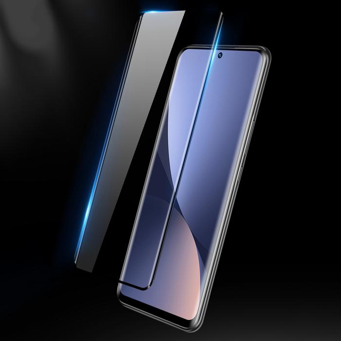 UTGATT1 - Dux Ducis Xiaomi 12/12X Härdat Glas 10D 9H Full Screen - Svart