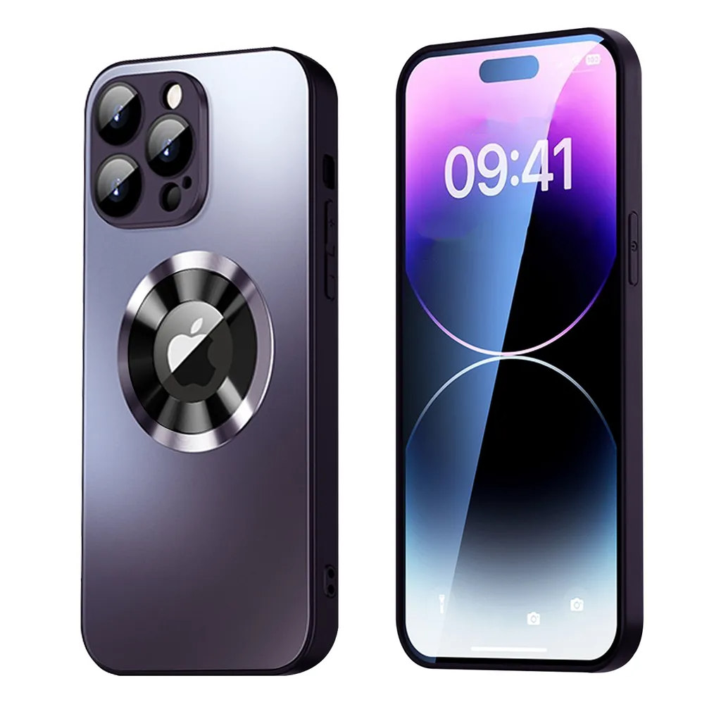 SiGN iPhone 15 Pro Max Mobilskal med Linsskydd och Logo View - Svart | 2353 | AlltMobil
