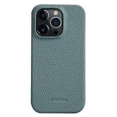 Melkco - MELKCO Mobilskal f&ouml;r iPhone 15 Pro, PC med &auml;kta l&auml;der, Bl&aring;