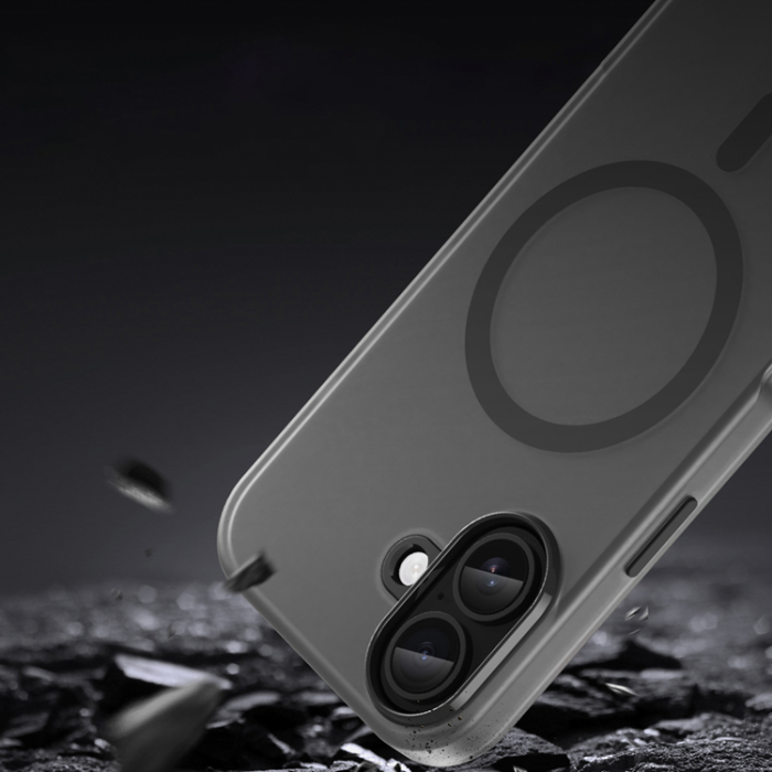 A-One Brand - iPhone 17 Mobilskal MagSafe Abrasive - Matte Svart