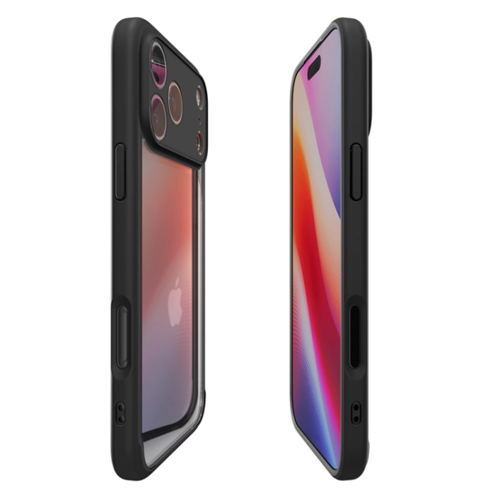 Spigen - Spigen iPhone 17 Pro Mobilskal Ultra Hybrid - Matte Svart