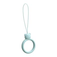 UTGATT - Mobilsnöre Bear Ring Silicone - Blå
