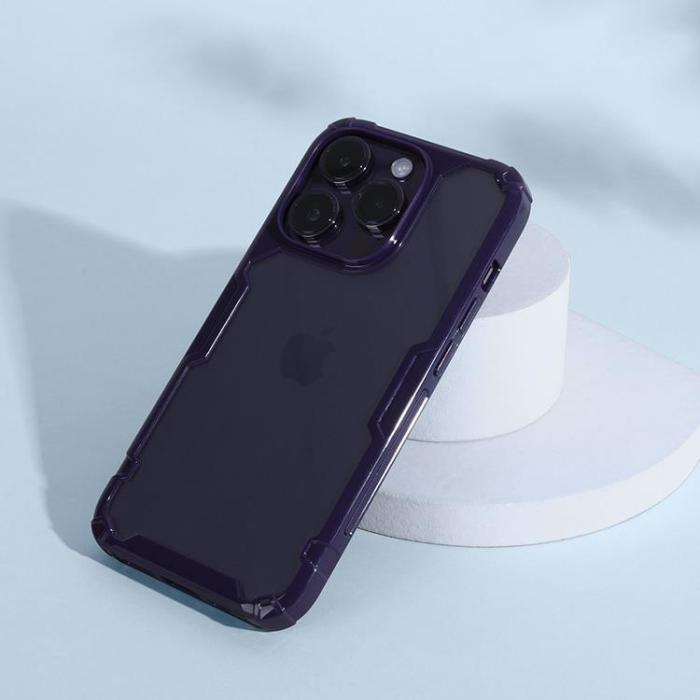 Nillkin - Nillkin iPhone 14 Pro Skal Nature Pro - Blå