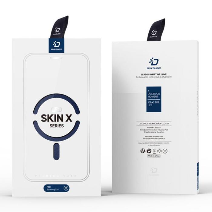 Dux Ducis - Dux Ducis Galaxy S24 Plus Plånboksfodral Magsfae Skin X Pro - Blå