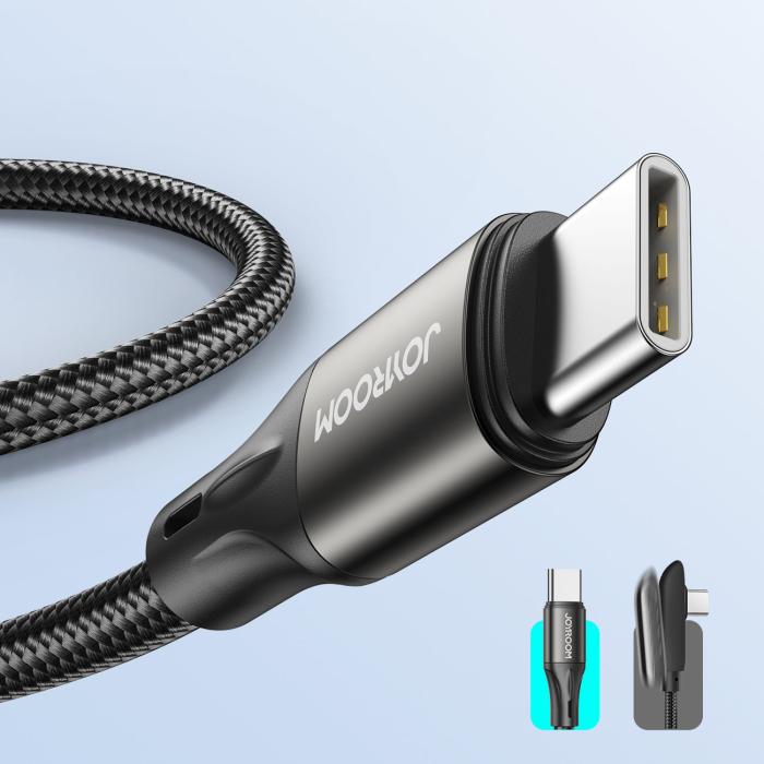 Joyroom - Joyroom USB-C till USB-C kabel PD 60W 2m - Svart
