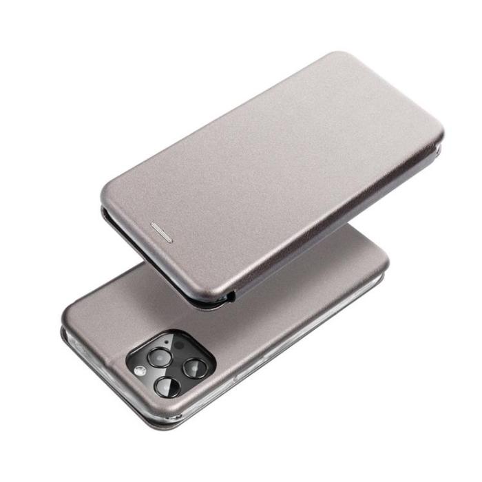 OEM - iPhone 16 Pro Plånboksfodral Elegance - Grå