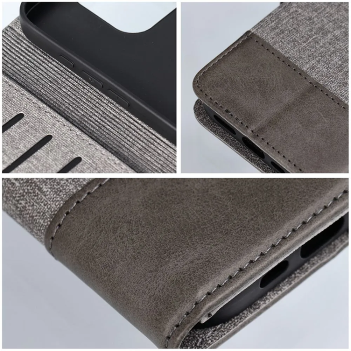 OEM - Xiaomi Redmi 14C Plånboksfodral Gomma - Grå