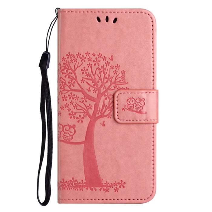 OEM - Plånboksfodral för Samsung Galaxy S26 Konstläder med rem - Rosa