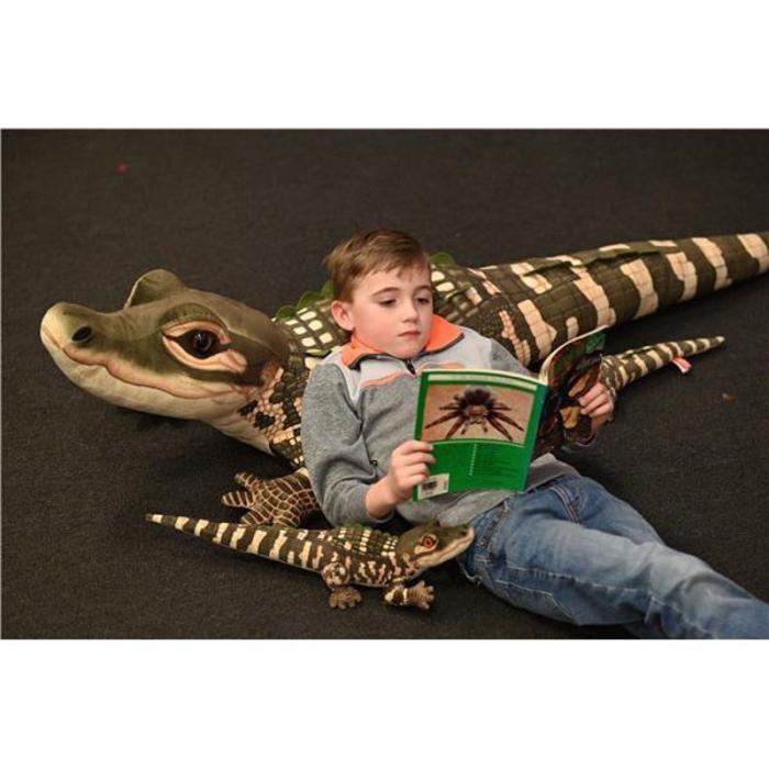 WILD R - WILD R Gosedjur Living Stream 51 cm Alligator