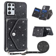 OEM - Mobilfodral f&ouml;r Samsung Galaxy S26 Ultra Kickstand Kortfack - Svart