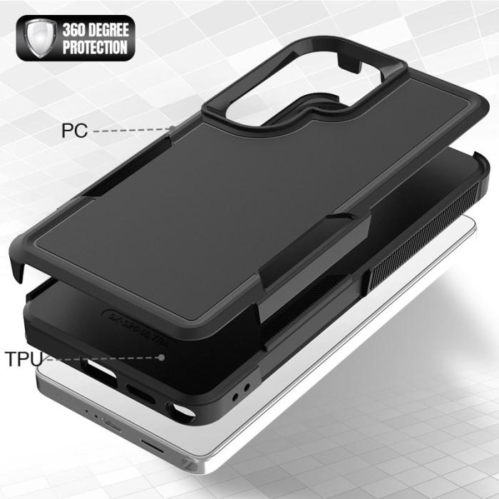 OEM - Mobilskal för Samsung Galaxy S26 Ultra Shockproof PC + TPU - Svart