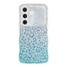 OEM - Mobilskal f&ouml;r Samsung Galaxy S26 TPU med rhinestones - Gradient Bl&aring;