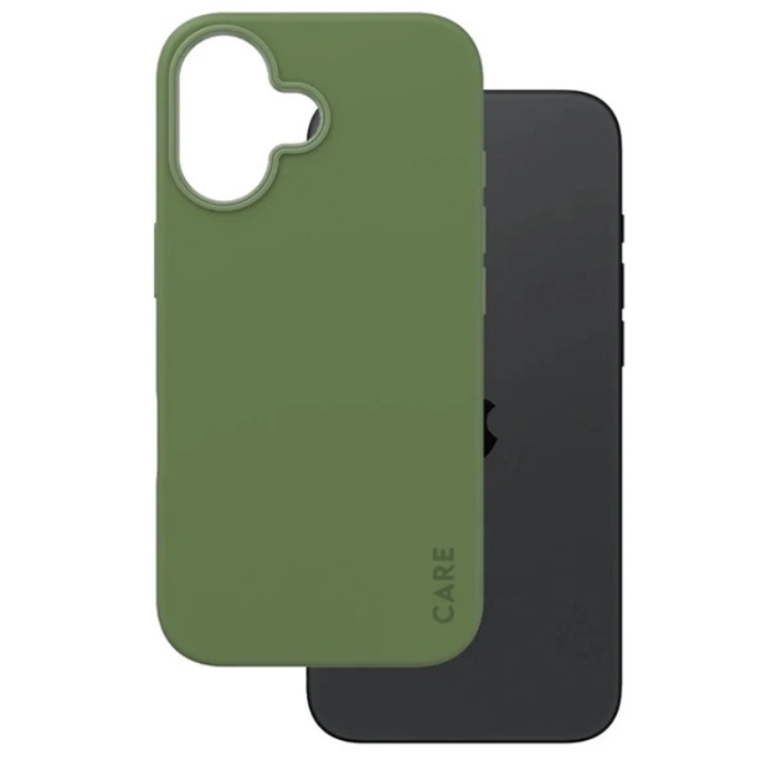 PanzerGlass - CARE By PanzerGlass iPhone 16 Plus Mobilskal MagSafe Fashion - Grön