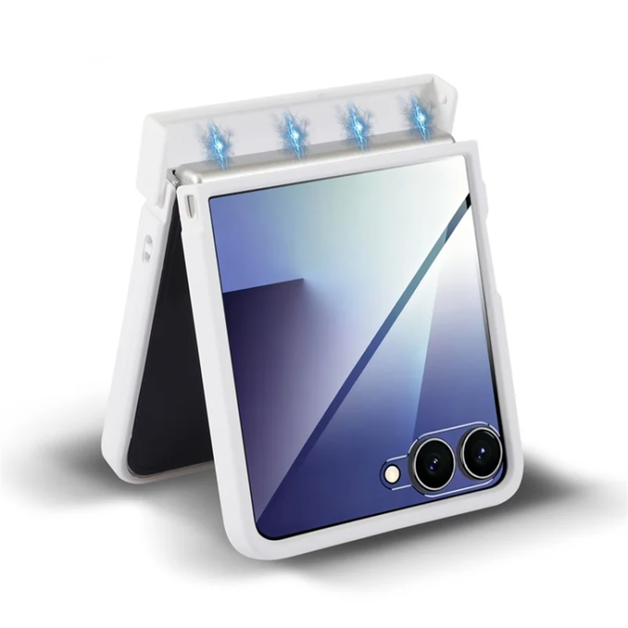 A-One Brand - Galaxy Z Flip 7 5G Mobilskal MagSafe Kickstand Roterande