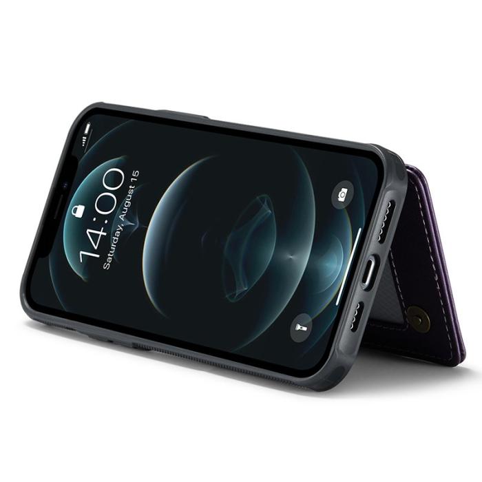 Caseme - CASEME C22 Mobilskal till iPhone 12 Pro Max Läder med RFID - Lila