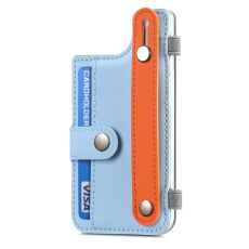 A-One Brand - Korthållare Kickstand PU-läder - Babyblå