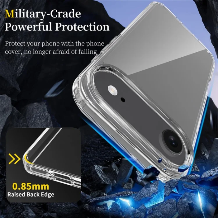 A-One Brand - iPhone 17 Air Mobilskal Acrylic Shockproof - Transparent