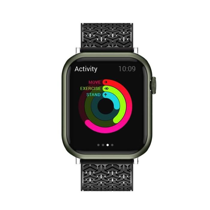OEM - Apple Watch 4/5/6/7/SE (42/44/45mm) Armband - Svart