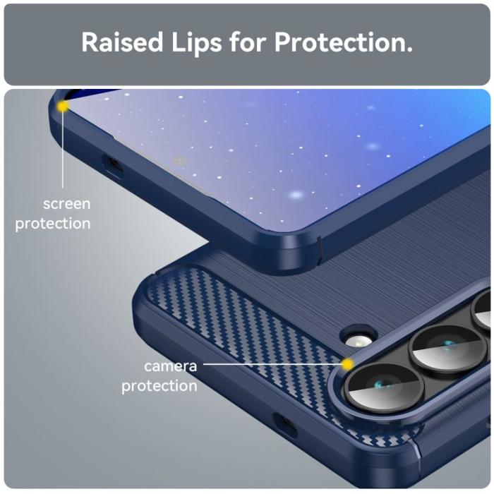 WANLONFENG - WANLONFENG Mobilskal till Samsung Galaxy S26 TPU LS Serie - Blå