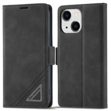 FORWENW - FORWENW F3-Series iPhone 14 Pl&aring;nboksfodral Konstl&auml;der - Svart