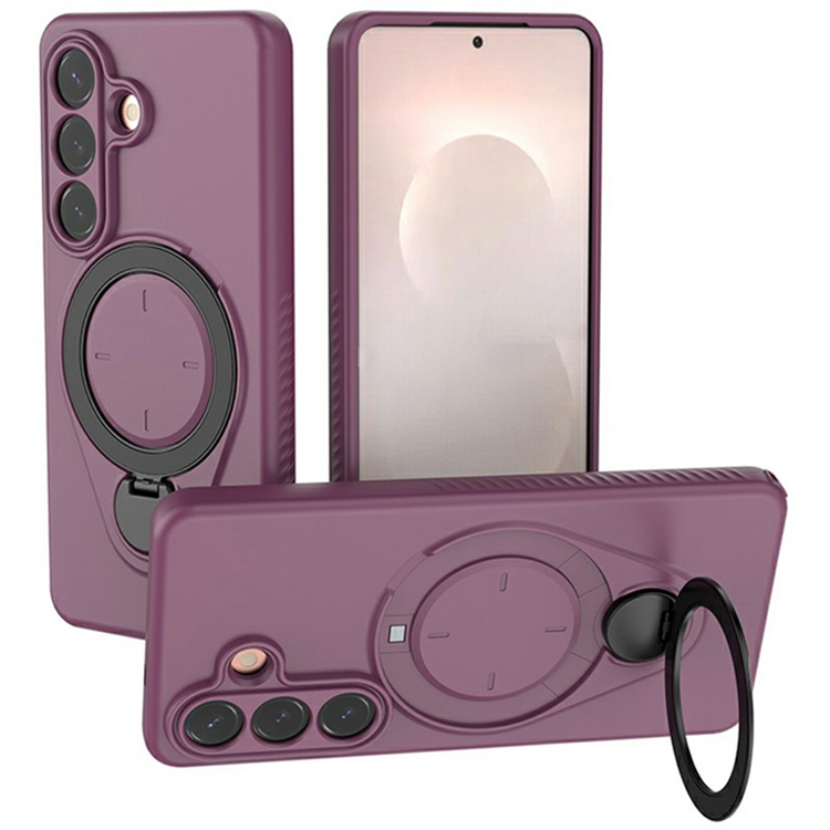 Galaxy S26 Mobilskal MagSafe Rotating Kickstand TPU+PC - Lila (Lila) | 2353 | AlltMobil