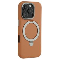 X-Level - X-LEVEL Mobilskal till iPhone 16 Pro med Kickstand - Brun
