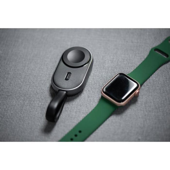 Forcell - Forcell Mini Powerbank för Apple Watch 1200 mAh 2.5W F-Energy - Svart