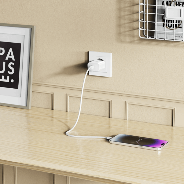 Tech-Protect - Tech-Protect Snabbladdare NC20W 1-Port Lightning Kabel PD 20W