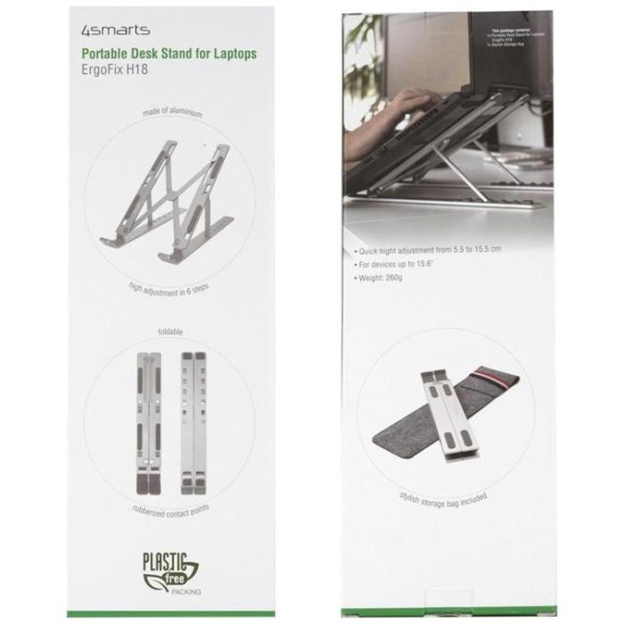 4smarts - 4smarts Laptopstativ ErgoFix H18 - Silver