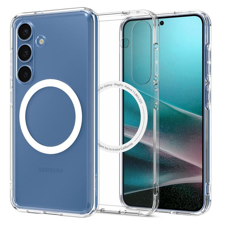 Spigen Mobilskal till Galaxy S25 Plus Magsafe Ultra Hybrid - Clear | 2353 | AlltMobil