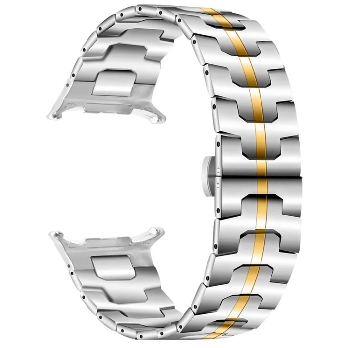 Ringke - Galaxy Watch Ultra (47mm) Armband Stainless Steel - Silver/Guld