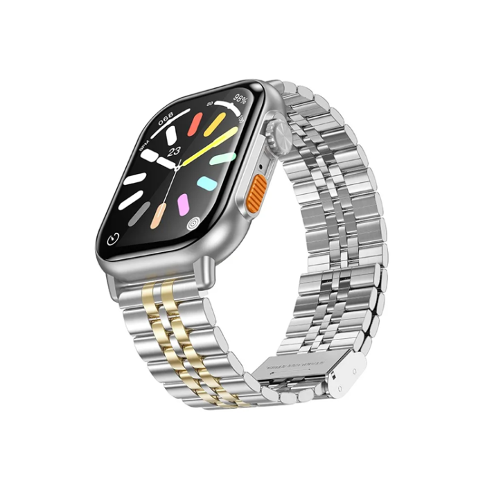Hoco - Hoco Smartwatch DYD02 med Talk Function - Guld/Silver