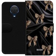 iSecrets - Pl&aring;nboksfodral till Nokia G20 med Leopard Bow