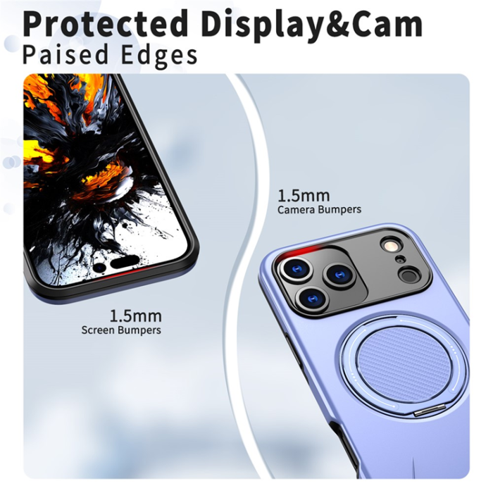 A-One Brand - iPhone 17 Pro Max Mobilskal MagSafe Rotating Kickstand