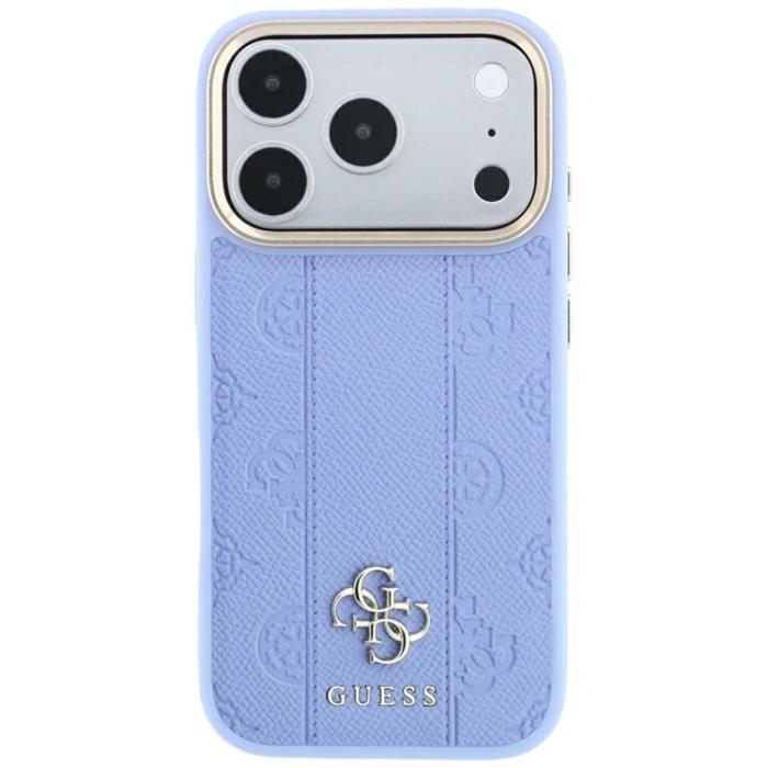 Guess - Guess Mobilskal För iPhone 18 Pro/17 Pro Magsafe Stripe Peony 4G Logo