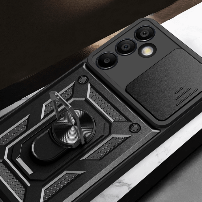 OEM - Galaxy S24 FE Mobilskal Hybrid Armor Camshield - Blå