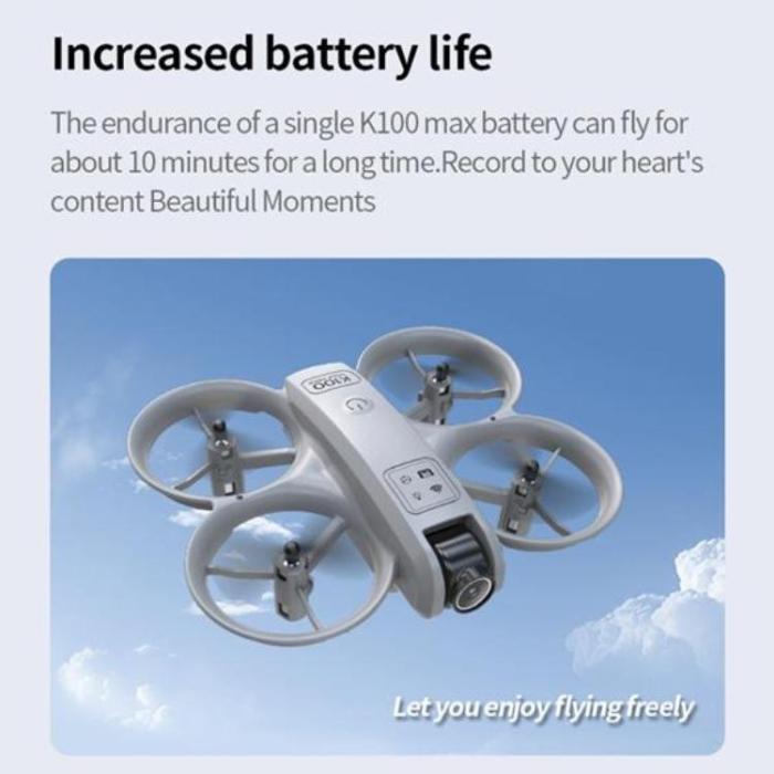 XKJ - XKJ HD Flygfotograferingsdrönare Flödespositionering med Skärm k100