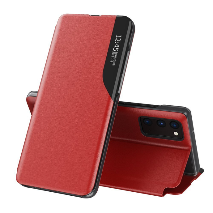 OEM - Galaxy A52s 5G/A52 5G/A52 4G Mobilfodral Eco Läder View - Röd