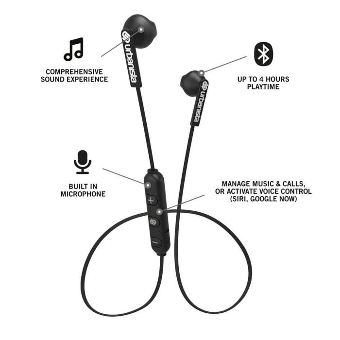 UTGATT5 - Urbanista Berlin Dark Clown - Trådlösa In-Ear hörlurar