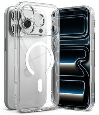 Ringke - Ringke Mobilskal F&ouml;r iPhone 18 Pro Magsafe Magnetic Fusion - Clear
