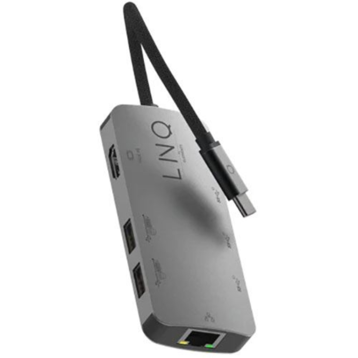 UTGATT1 - LINQ Elements 8in1 8K Pro Multiport Hub USB-C