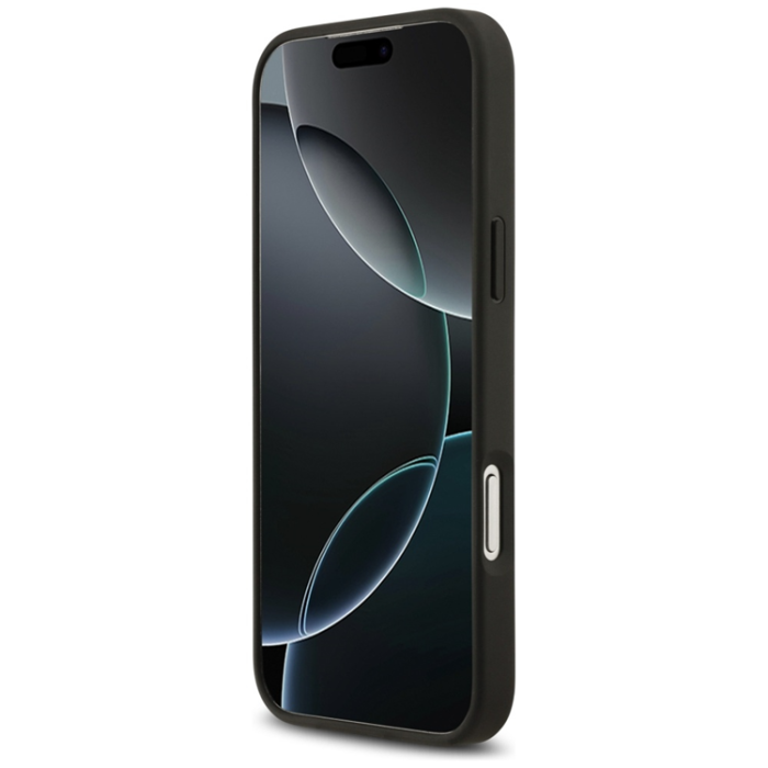 Guess - Guess iPhone 17 Pro Mobilskal Grained Roses - Svart