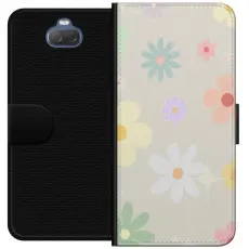 Gustaf - Pl&aring;nboksfodral till Sony Xperia 10 med fejdande blommor