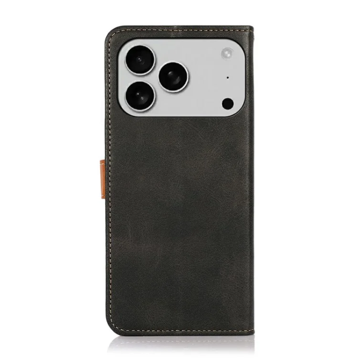 KHAZNEH - KHAZNEH iPhone 17 Pro Max Plånboksfodral Läder Stativ