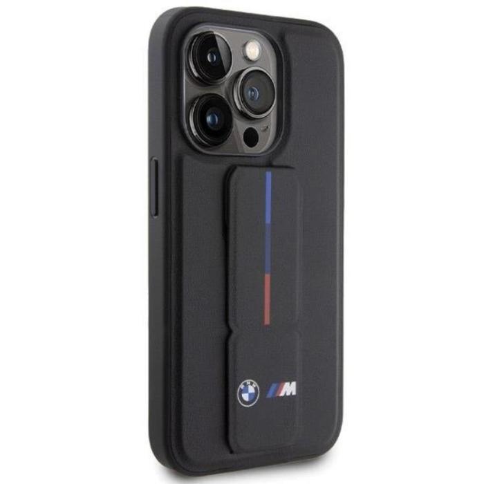 BMW - BMW iPhone 15 Pro Mobilskal Grip Hot Stamp - Svart